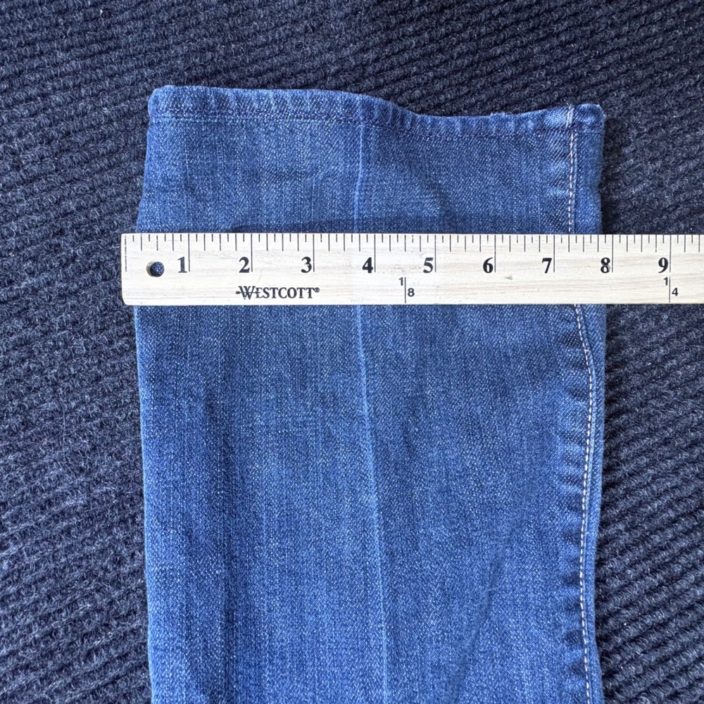 7 For All Mankind Jeans Womens 28 Blue Bootcut Medium Wash Stretch Denim - Picture 9 of 13